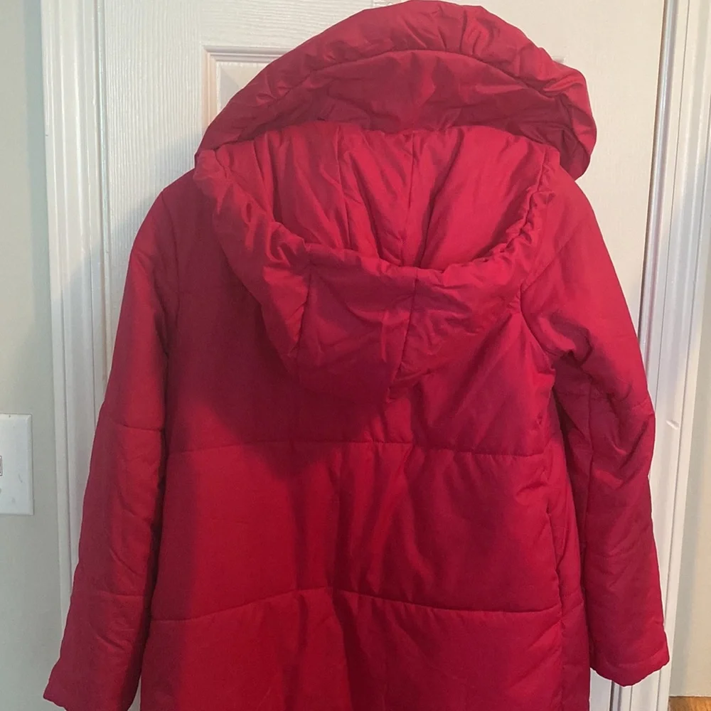 Pink puffer Kate spade coat for kids - Picture 3 of 3